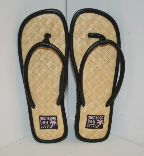 Sie wählen Montego Bay Sandalen Flip Flops weiß schwarz hellbraun Damen SMALL oder Large Sonne - Bild 5 von 11