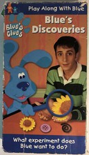 Blues Clues - Blues Discoveries VHS 1999-RARE