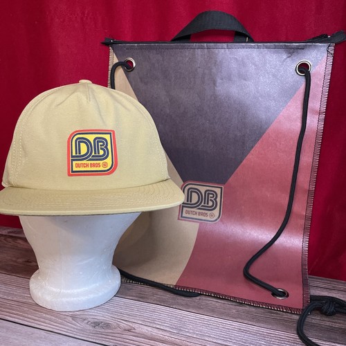 Dutch Bros Coffee Gift Set Bag and Hat 