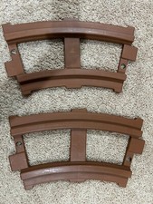 Thomas the Train Type Ride On 2 Curved Brown Tracks Peg Perego