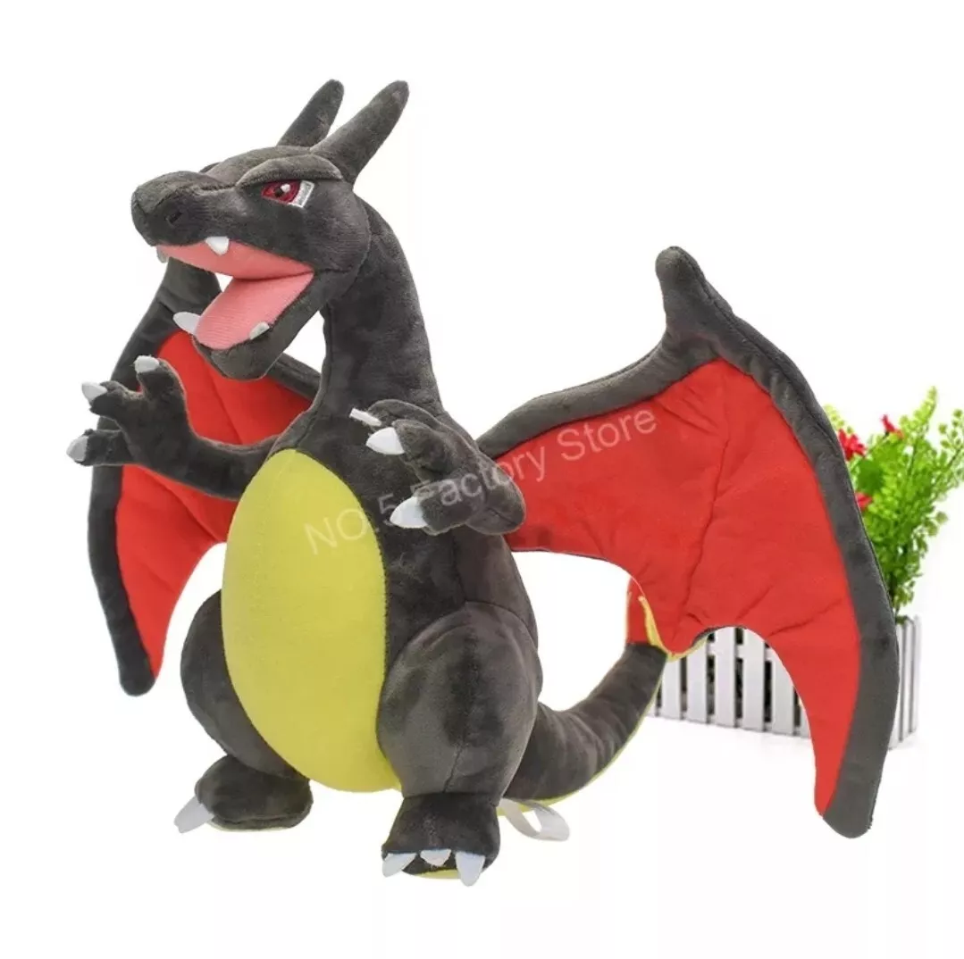 Pelúcia Mega Charizard X Pokémon Center - Toy Store - Brinquedos