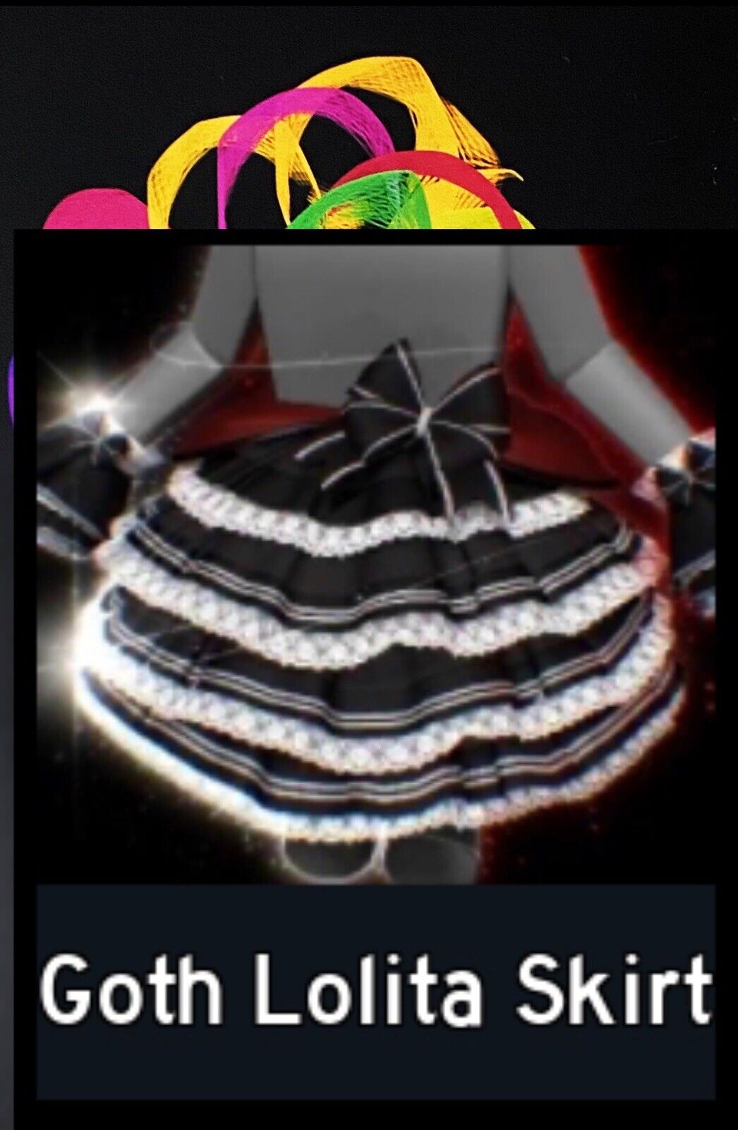 Custom pic with free Goth Lolita Skirt Royale High