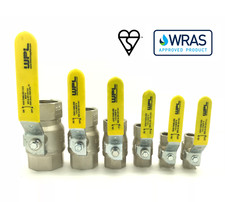 BRASS GAS APPROVED LEVER BALL VALVE BSPP - BS EN 331 SIZES FROM 1/4" TO 4" WRAS