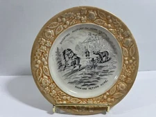 Ant 6 1/2” Child’s Plate “Diverting History Of John Gilpin 18th Century Ballad
