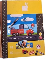 Vehicles My Magnetibook, by Janod, from Juratoys, For Ages 3 - 8 Years