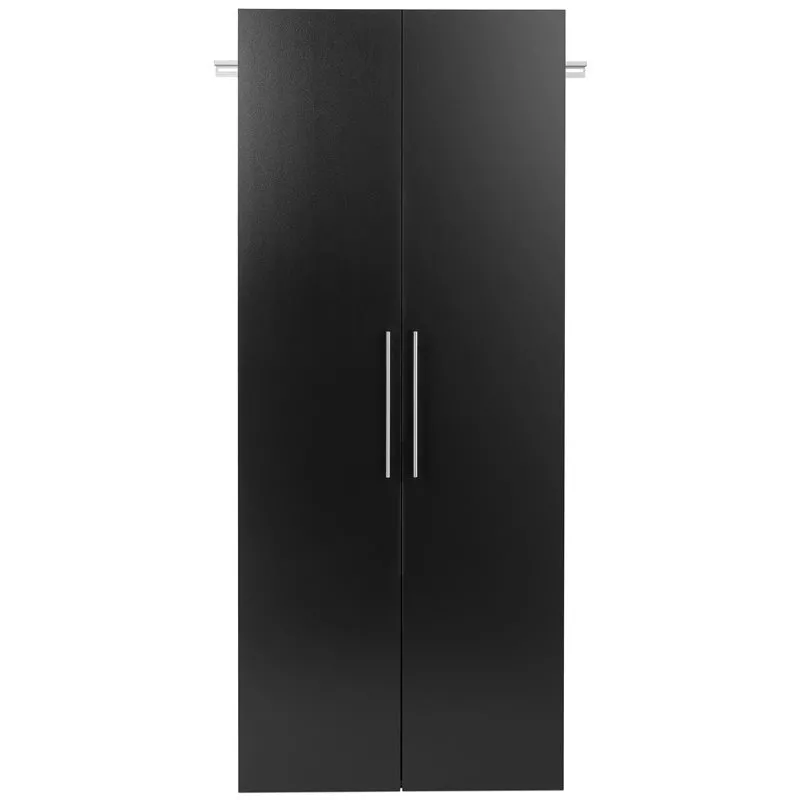 Prepac Black Tall Shoe Cubbie Cabinet