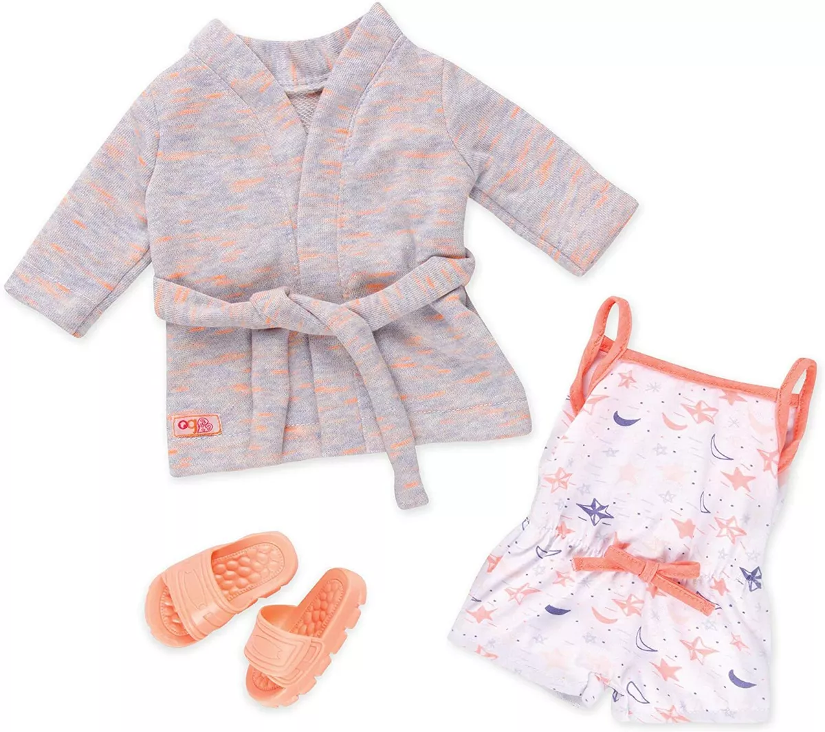 Our Generation Dream Come True 18 Doll Clothes Bathrobe Sandals Free  Shipping