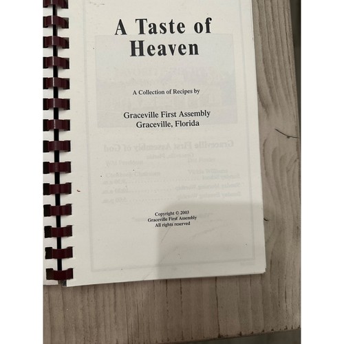 A Taste Of Heaven: A Collection Of Recipes From Graceville First Assembly Spiral - Picture 2 of 7