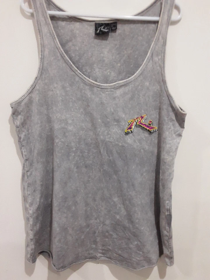 Top Rusty Singlet Mujer Talla 12 Gimnasio Ropa Activa Sin Mangas Correr Fitness Foto 3 de 4