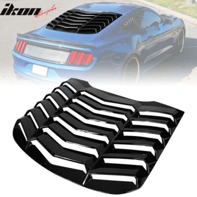 TÜV - ABDECKUNG HECKSCHEIBE LV STIL - GLÄNZEND SCHWARZ (MUSTANG 15-23 FASTBACK)