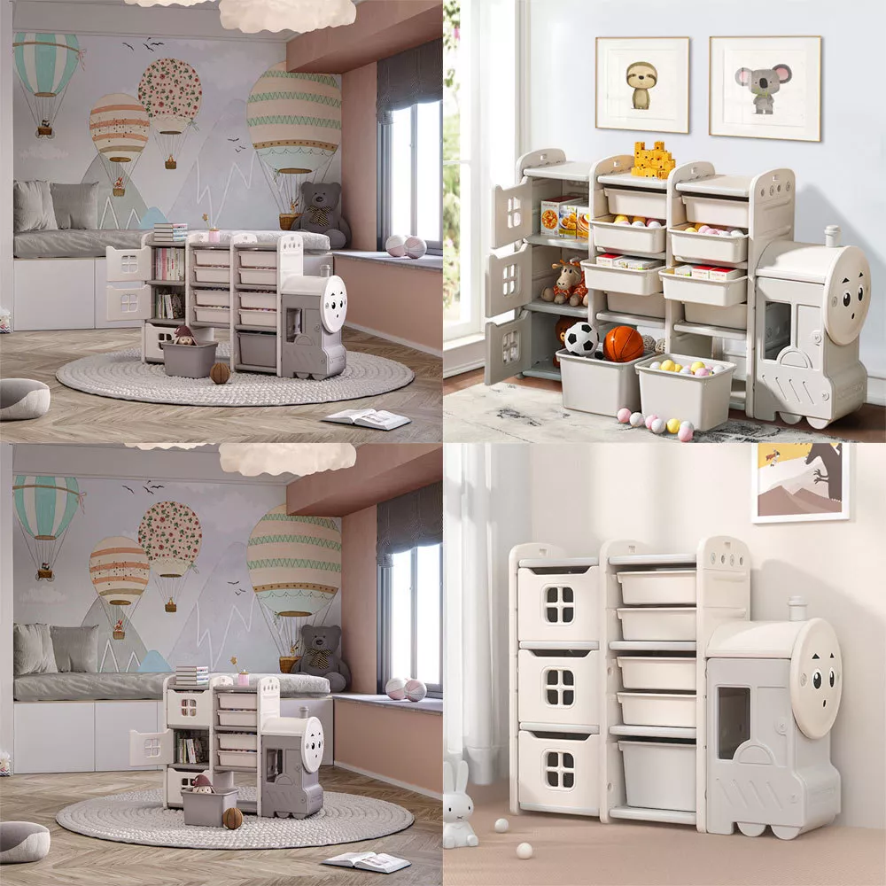 Tall best sale toy storage