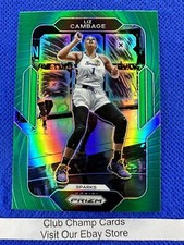 2022 #9 Liz Cambage WNBA Panini Prizm Basketball Far Out Green Prizm Sparks
