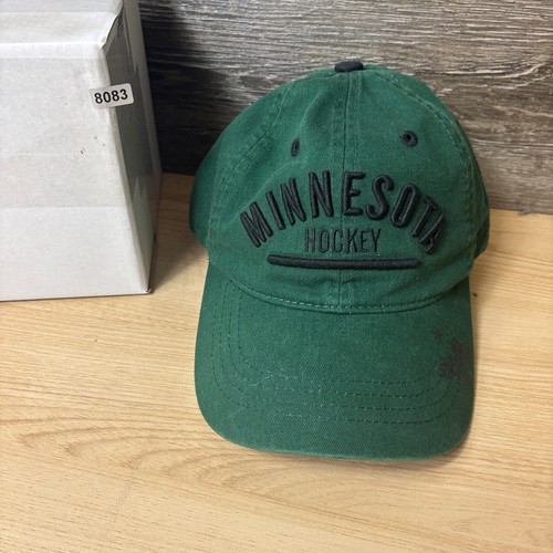 Minnesota Wild Hat Cap Strap Back Green NHL Hockey Zephyr Corduroy Inner Brim - Picture 10 of 10