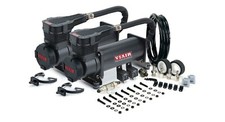 Viair Dual 485c Truck Mount Black Air Compressors Kit For Train Horns - 12v