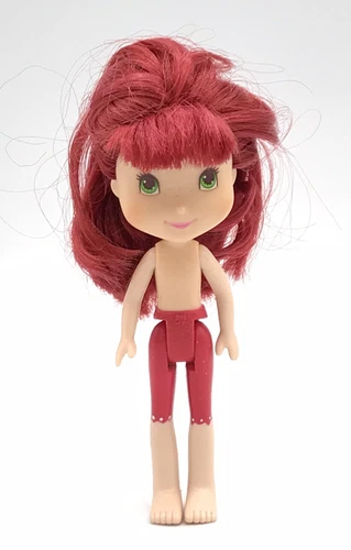 Nude Strawberry Shortcake Collectible 6 Inch Tall Posable Doll 2008 Hasbro TCFC 