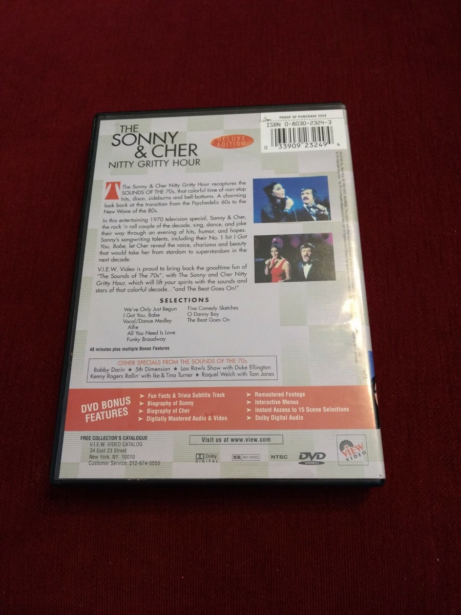 The Sonny And Cher Nitty Gritty Hour DVD Sounds of the 1970s