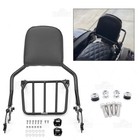 Black Sissy Bar Backrest/Luggage Rack/Docking Hardware For Harley FLSB FXLR 18+