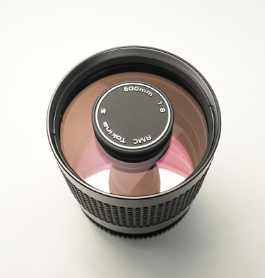 RMC Tokina 500mm f8 Mirror Reflex Lens w/ Minolta Mount