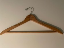 Vtg Wooden Hanger Hilton Hotels Around the World