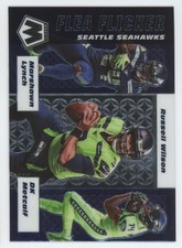 2020 Panini Mosaic Flea Flicker Seattle Seahawks Logo Seattle Seahawks #FF15