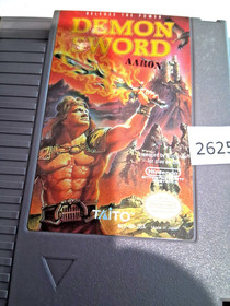 2 retro Nintendo games  Demon Sword & Gauntlet NES  26256 bc21