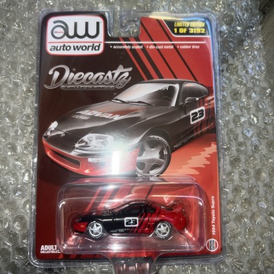 AUTO WORLD DIECASTZ ADVAN 1994 TOYOTA SUPRA LIMITED EDITION NEW