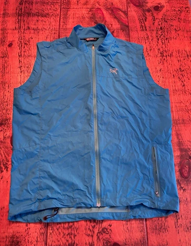 Arc'teryx Incendo Vest Men's Large Blue Lightweight Running Windbreaker 2014 video thumbnail