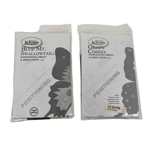 Quilting Square 10" Kit w/Fabric -In Flight -Butterflies & Flowers NIB-Set of 2 - Picture 2 of 5