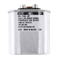 Universal 005-3160-bh Hid Lighting Capacitor 24f 3 Mfd Sfc36t24l291k 360vac Universal 005-3160-bh Hid Lighting Capacitor 24f 3 Mfd Sfc36t24l291k 360vac