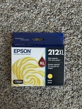 Epson 212Xl Yellow ink Cartridge GENUINE 06/2026