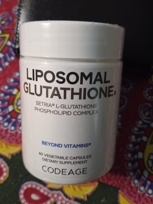 Codeage Liposomal Glutathione Setria L-Glutathione 60 Vegan Capsules