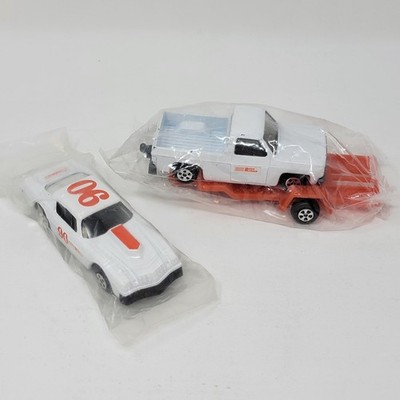 NOS Ertl 1980s Hardee's Road Runner Racing Team #90 Camaro + Truck & Trailer