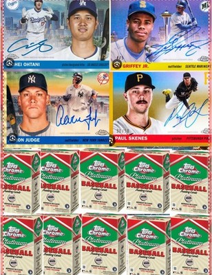 (20 BOXES) 2025 TOPPS CHROME PLATINUM BLASTER HALF CASE BREAK
