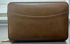 TISFA Travel Cigar Case With Humidor, 3-in-1 Torch Lighter Cedar Wood Lined Case