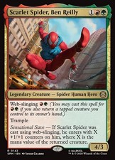 Scarlet Spider, Ben Reilly Foil Marvel's Spider-Man 142 NM MTG