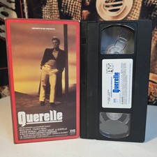 Querelle 1982 VHS Tape Rainer Werner Fassbinder Brad Davis LGBTQ+ Gay Interest 