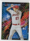 2024 Topps Finest - Common Mike Trout #1 Blue Checkerboard Refractor /99