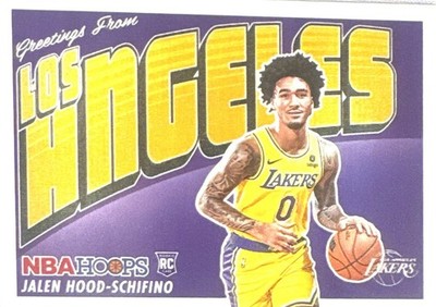 2023-24 Panini Hoops Jalen Hood-Schifino Rookie Greetings #6