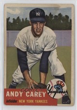 1953 Topps Andy Carey #188 0z0n