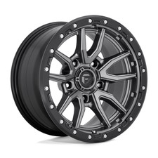New Set Of 4-fuel Rebel 17x9 -12 5x127 Matte Gunmetalblack Wheels Jeep