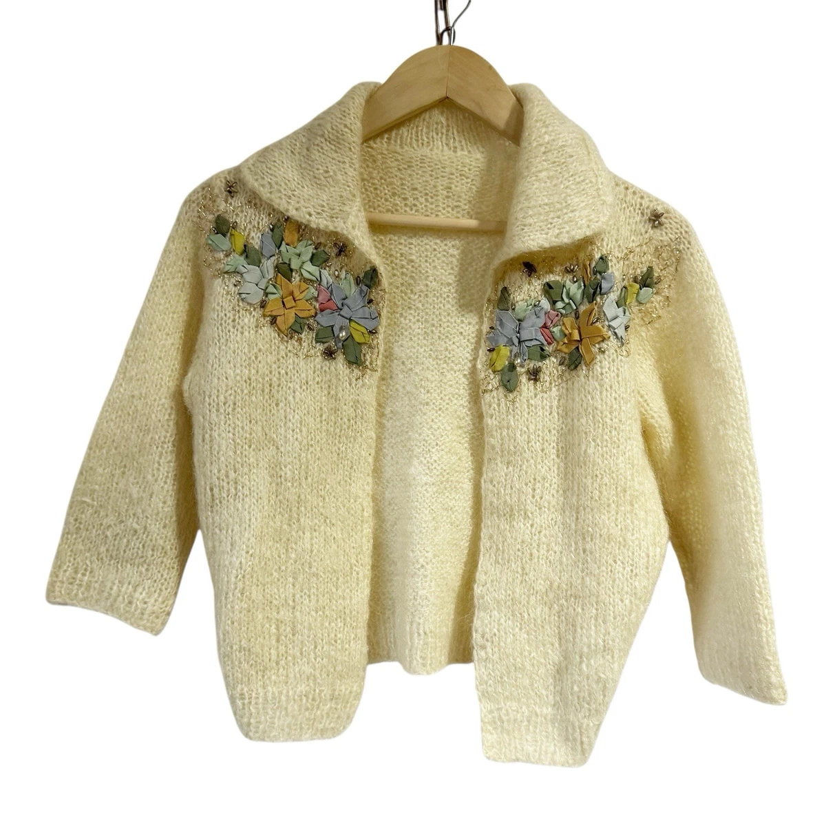 Vintage Mohair Cardigan Indiana Women's Vintage Sweaters for sale