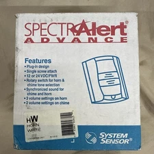 System Sensor HW Horn White - NEW