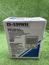Sealed - Nutone IS-339WH 5  Radio-Intercom outside Speaker.  s3