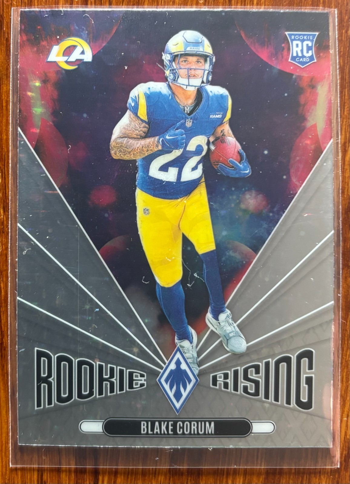 2024 Panini Phoenix Rookie Rising Blake Corum Rookie #RR-BCM LA Rams