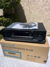 Mint! Old Stock Sherwood RX-4109 200W AM/FM Stereo Receiver w/Original Box!