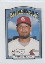 2021 Topps Heritage 1972 Die-Cuts Yadier Molina #72DC-18 tv5