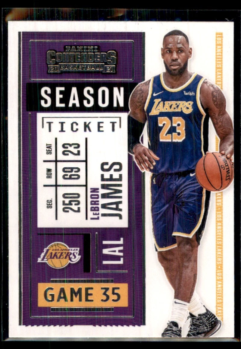 Lebron James trading card