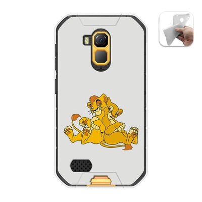 WXPPJ Custodia per Ulefone Power Armor 16S Cover, Trasparente Antiurto Morbida Silicone Protezione Case + 2 Pezzi Vetro Temperato Pellicola Protettiva per Ulefone Power Armor 16S (5.93) - Cristallo