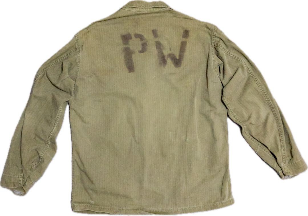 Vintage 1940s US Army M-43 HBT Military Jacket Jacket Outer