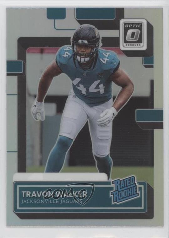 2022 Panini Donruss Rated Optic Preview Holo Travon Walker #P-325 Rookie RC rf2